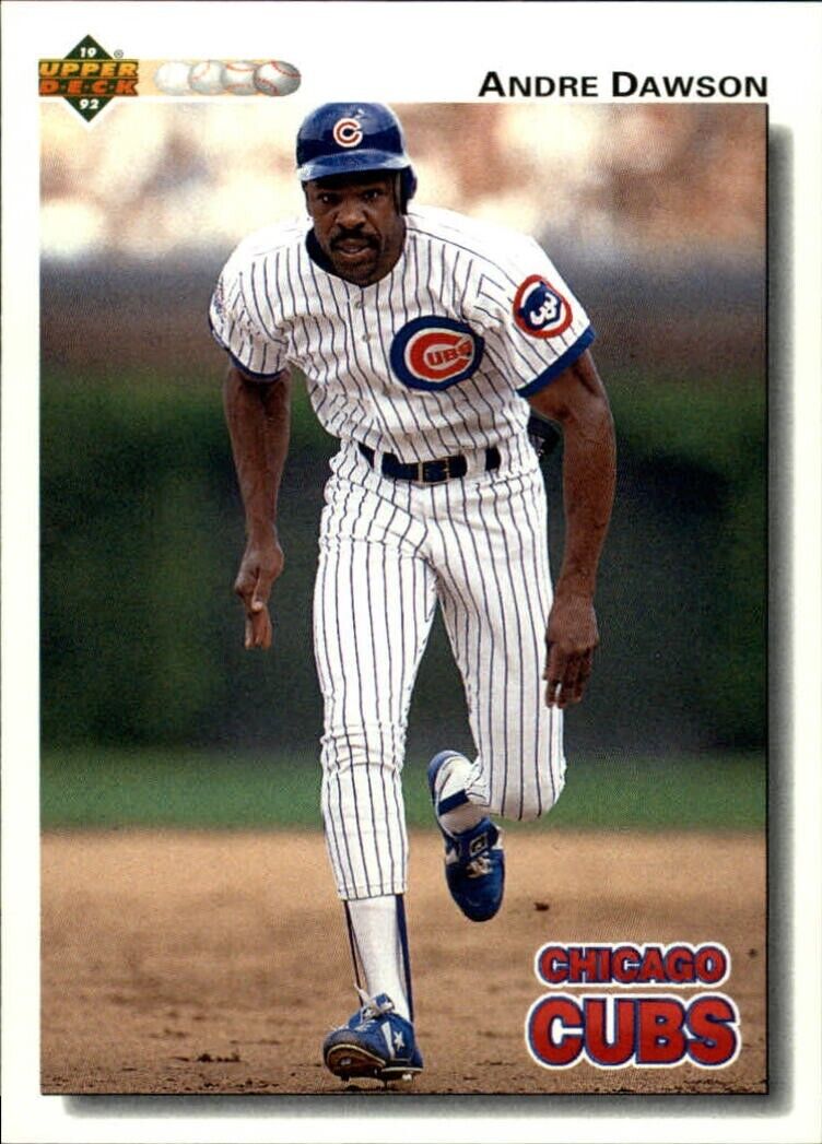 Andre Dawson 1992 Upper Deck MLB #124 Baseball Card Chicago Cubs