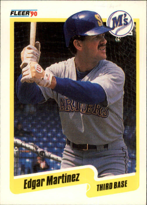1990 Edgar Martinez Fleer Baseball Card #520