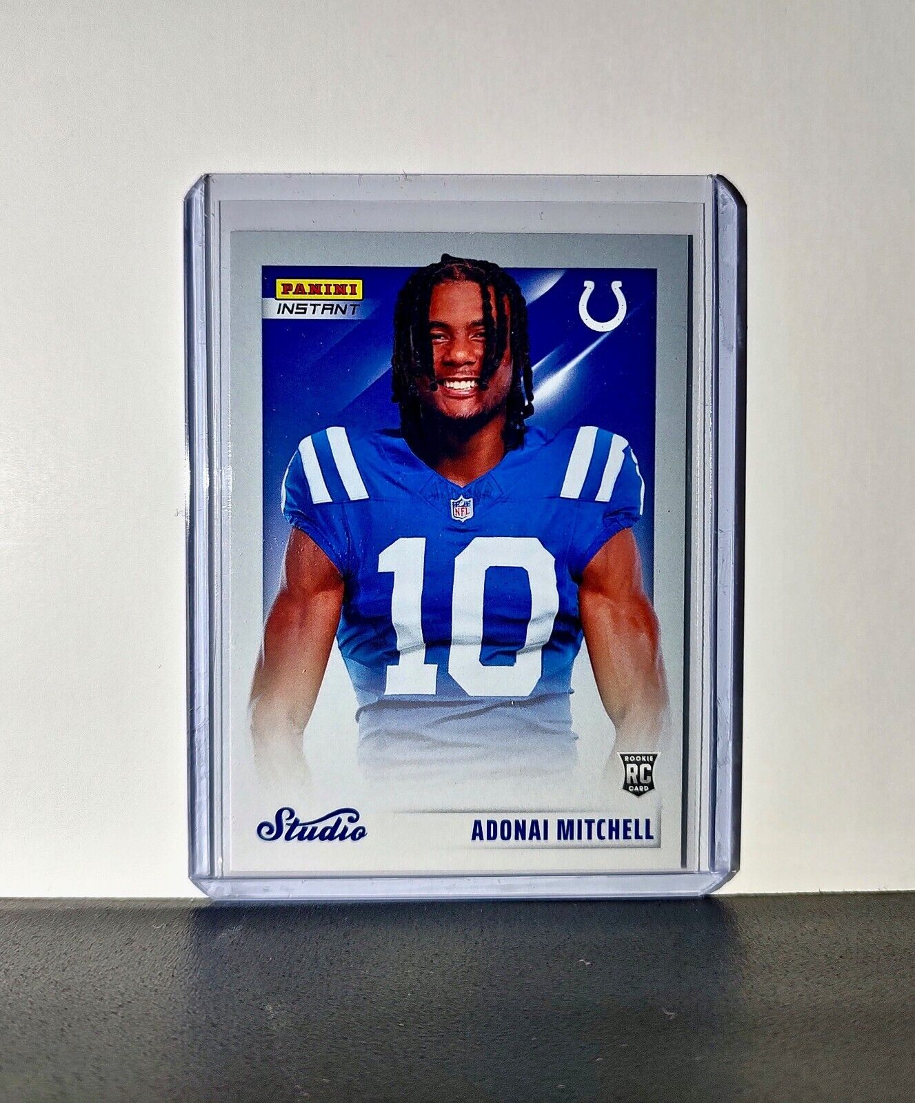 Adonai Mitchell 2024 Panini NFL #1 Studio Rookies Card Indianapolis Colts 1/1672