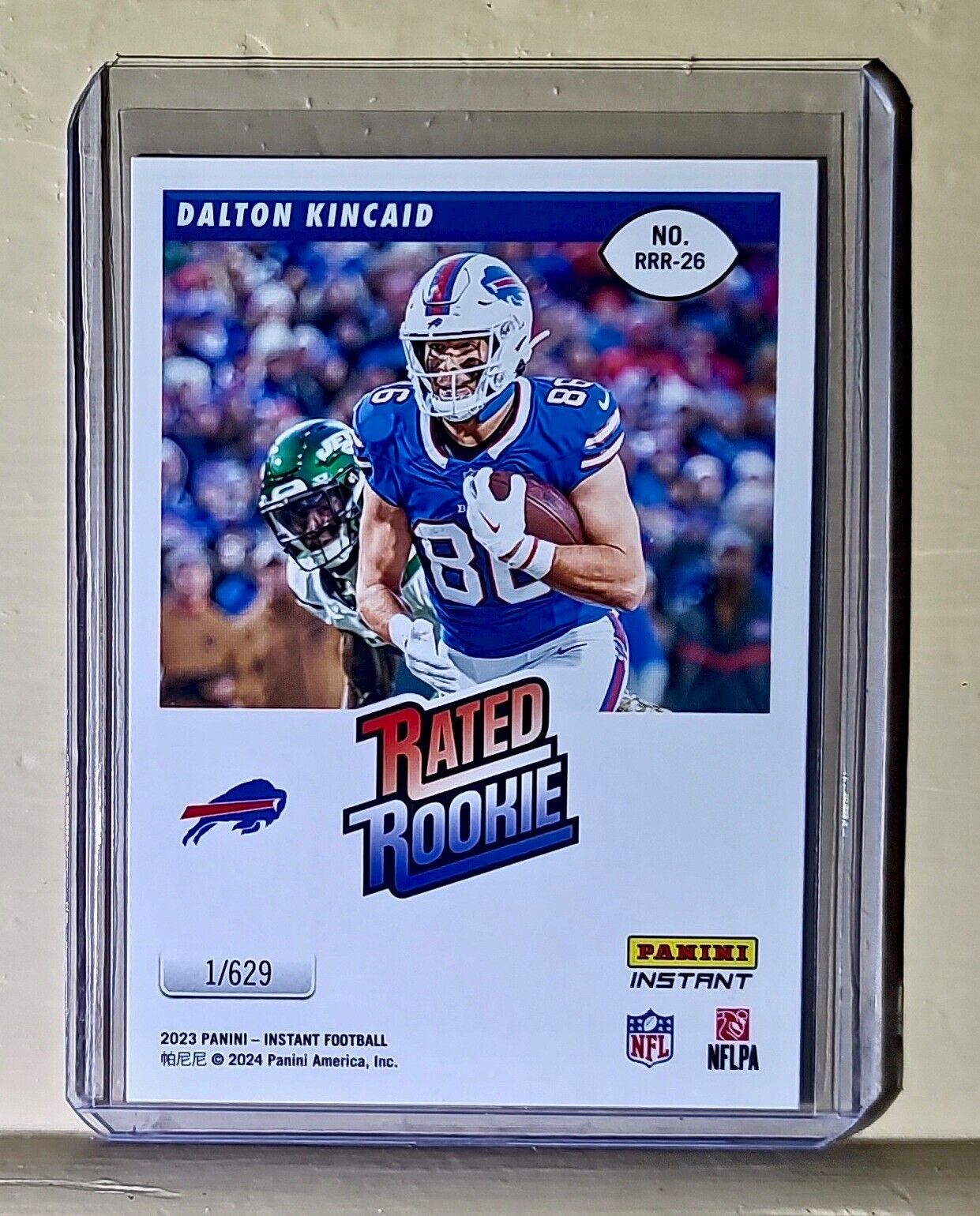 Dalton Kincaid 2023 Panini NFL Rated Rookie Retro #26 Card Buffalo Bills 1/629