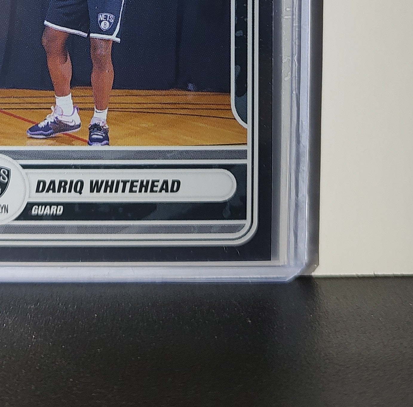 Dariq Whitehead Rookie 2023-24 Panini NBA Sticker Foil Card #90 Brooklyn Nets