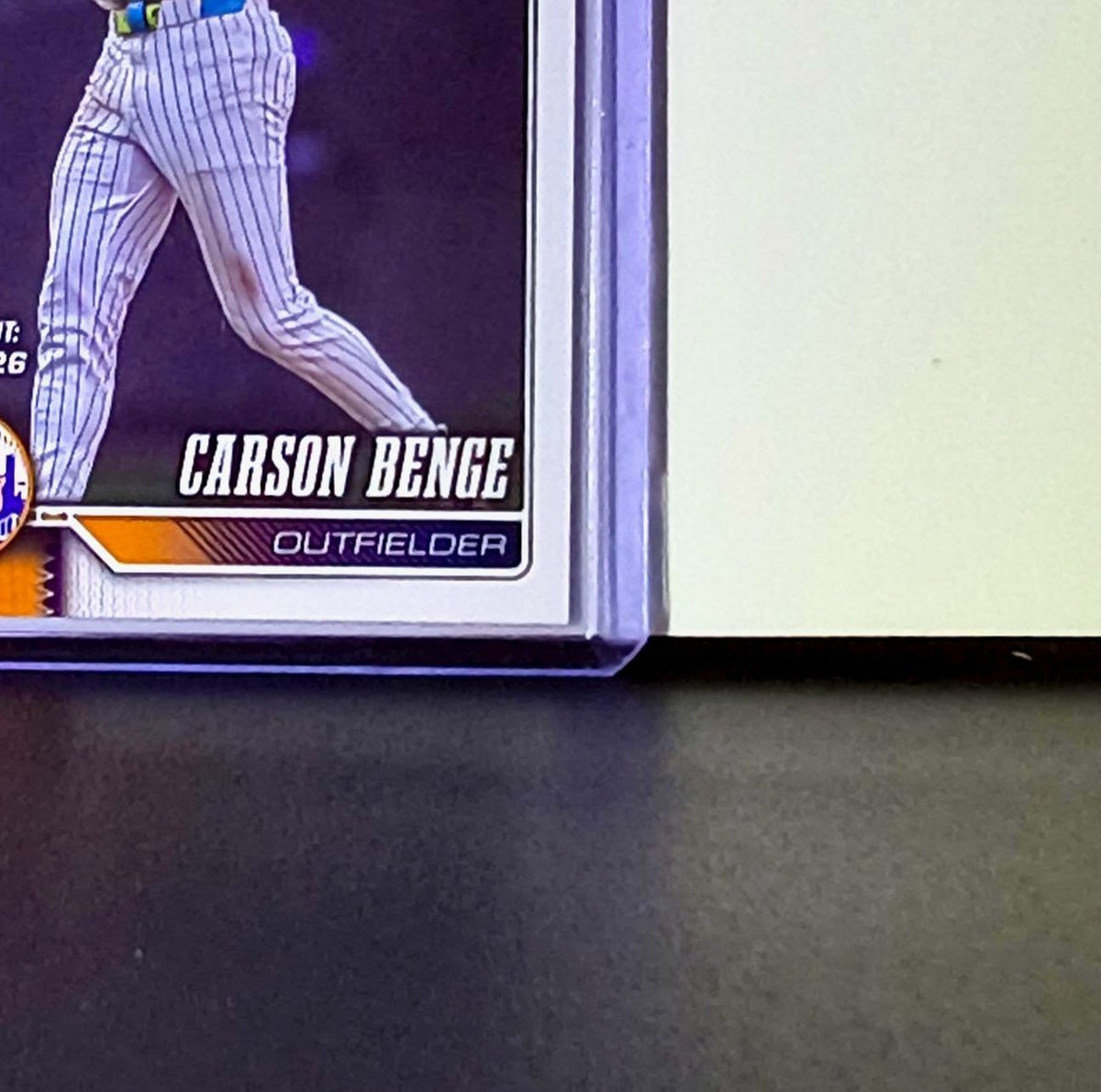Carson Benge Rookie 2026 Topps Update MLB #US250 Card New York Mets
