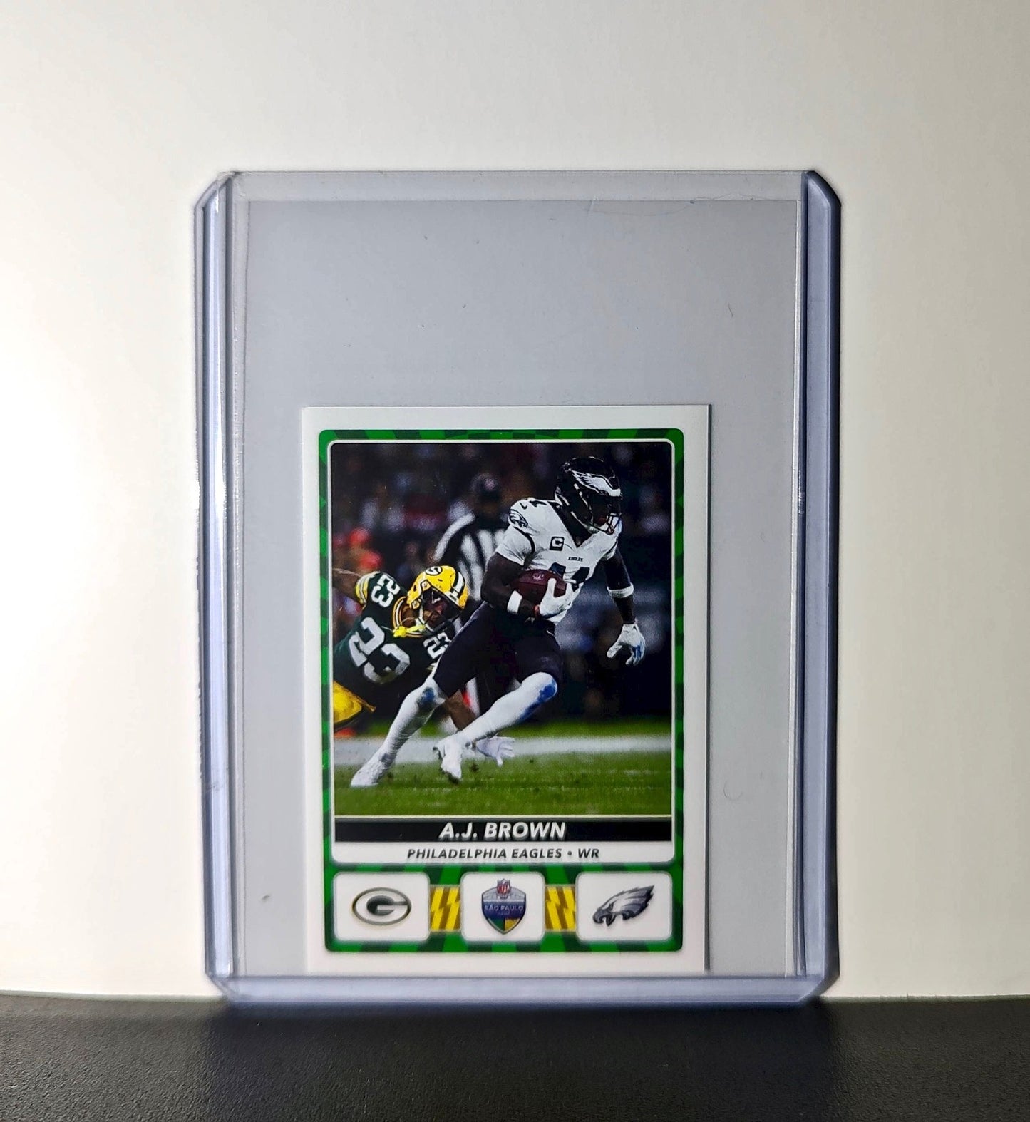 A.J. Brown 2025 Panini NFL #4 São Paulo Game Sticker