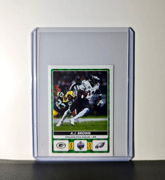 A.J. Brown 2025 Panini NFL #4 São Paulo Game Sticker