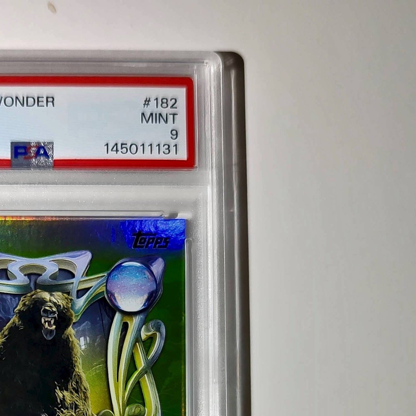 Mor'Du 2025 Topps Disney Wonder #182 Card Brave PSA 9 Mint