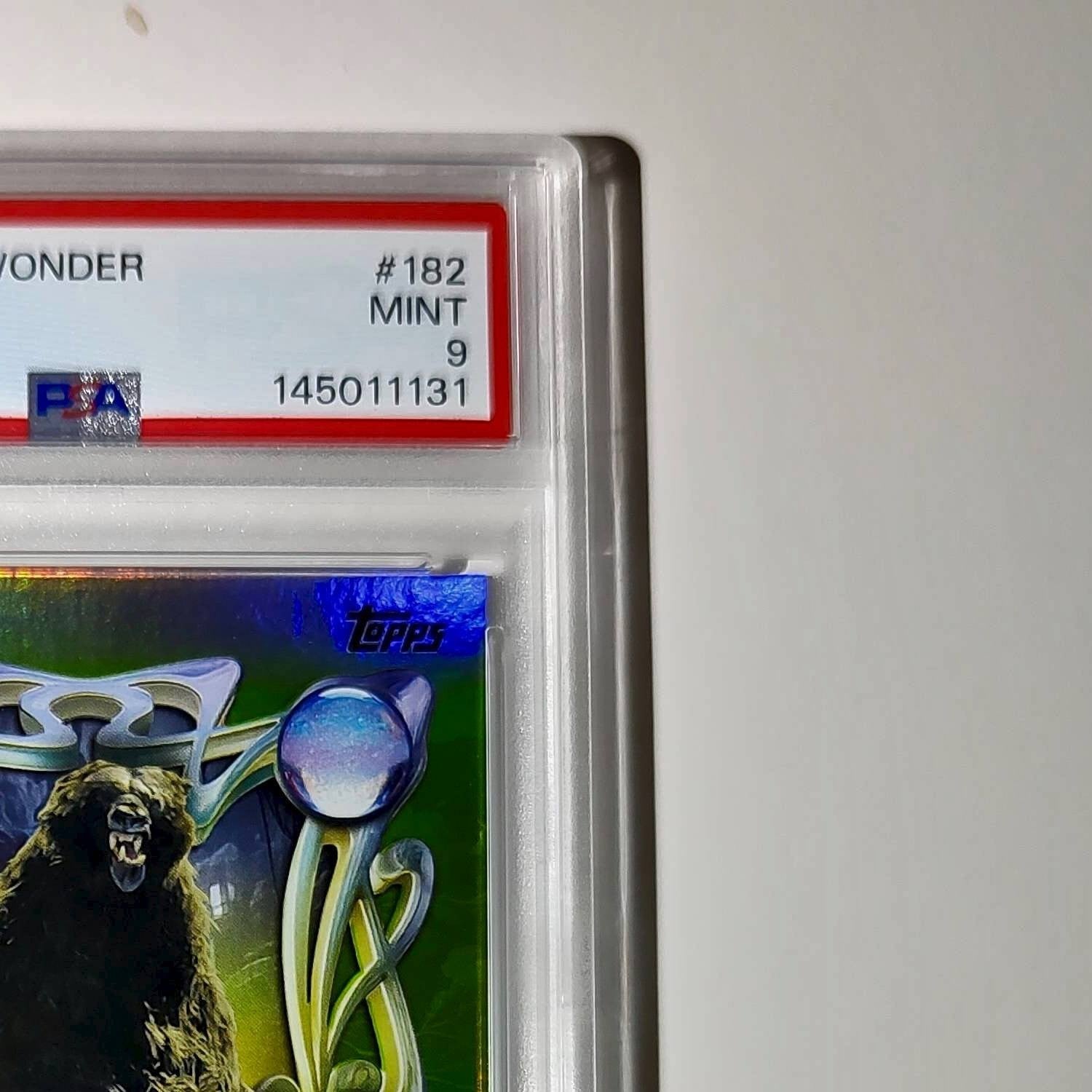 Mor'Du 2025 Topps Disney Wonder #182 Card Brave PSA 9 Mint