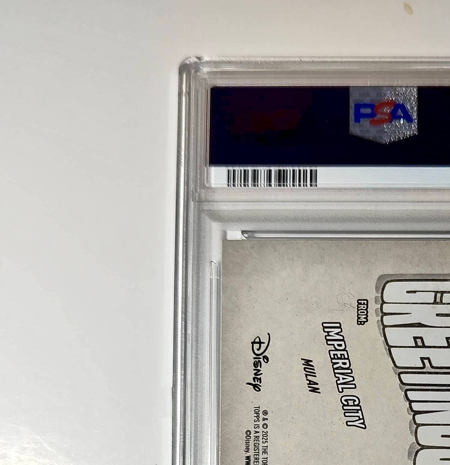 Imperial City 2025 Topps Disney Wonder #GF-8 Greetings From Card Mulan PSA 9