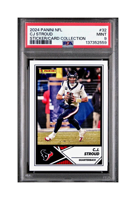C.J. Stroud 2024 Panini Sticker Collection #32 PSA 9 Mint