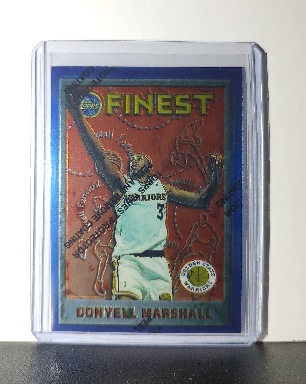 Donyell Marshall 1995-96 Topps Finest NBA #215 Card Warriors