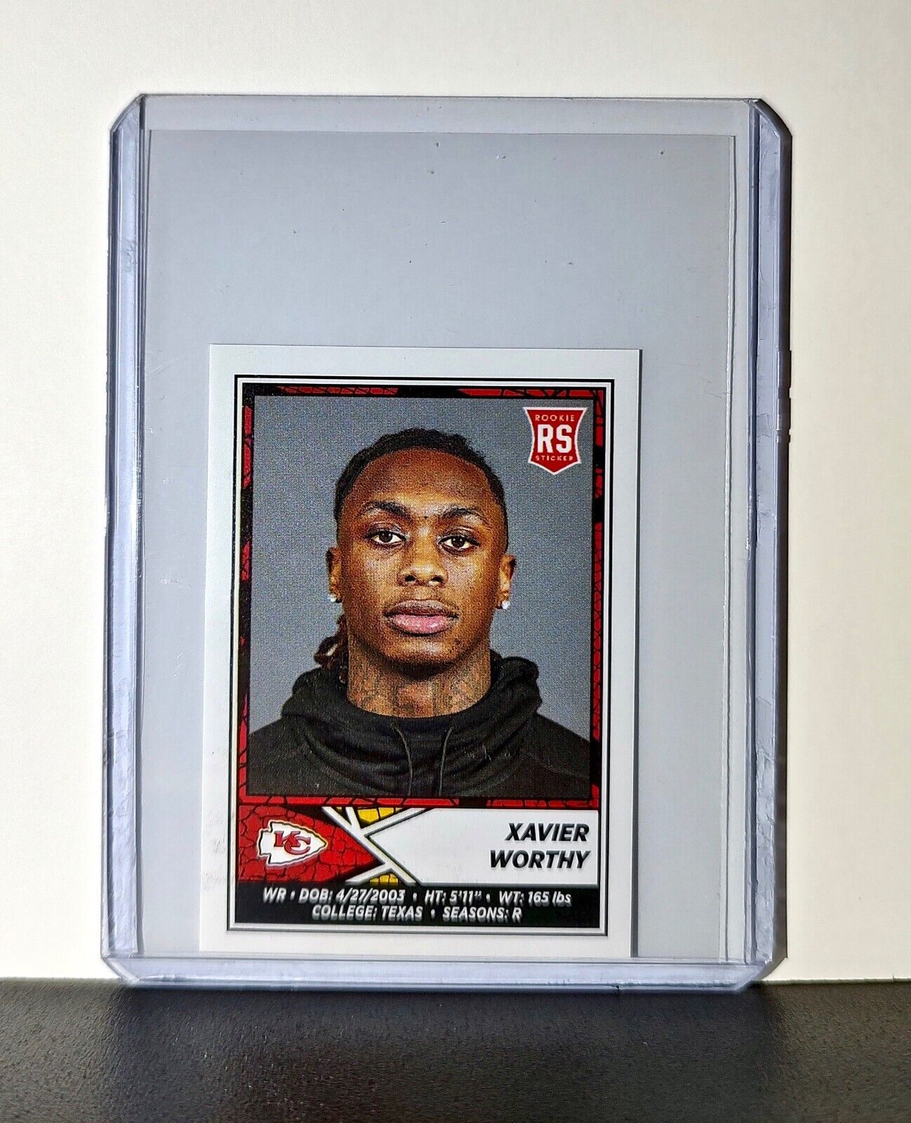 Xavier Worthy 2024 Panini NFL Sticker #262 Kansas City Chiefs