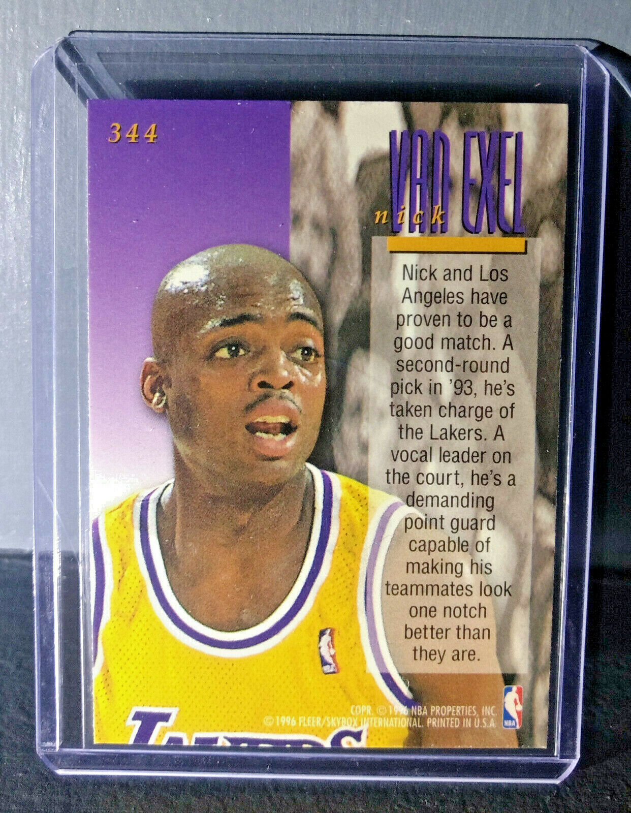 1995-96 Nick Van Exel Fleer Ultra #344 Encore Basketball Card