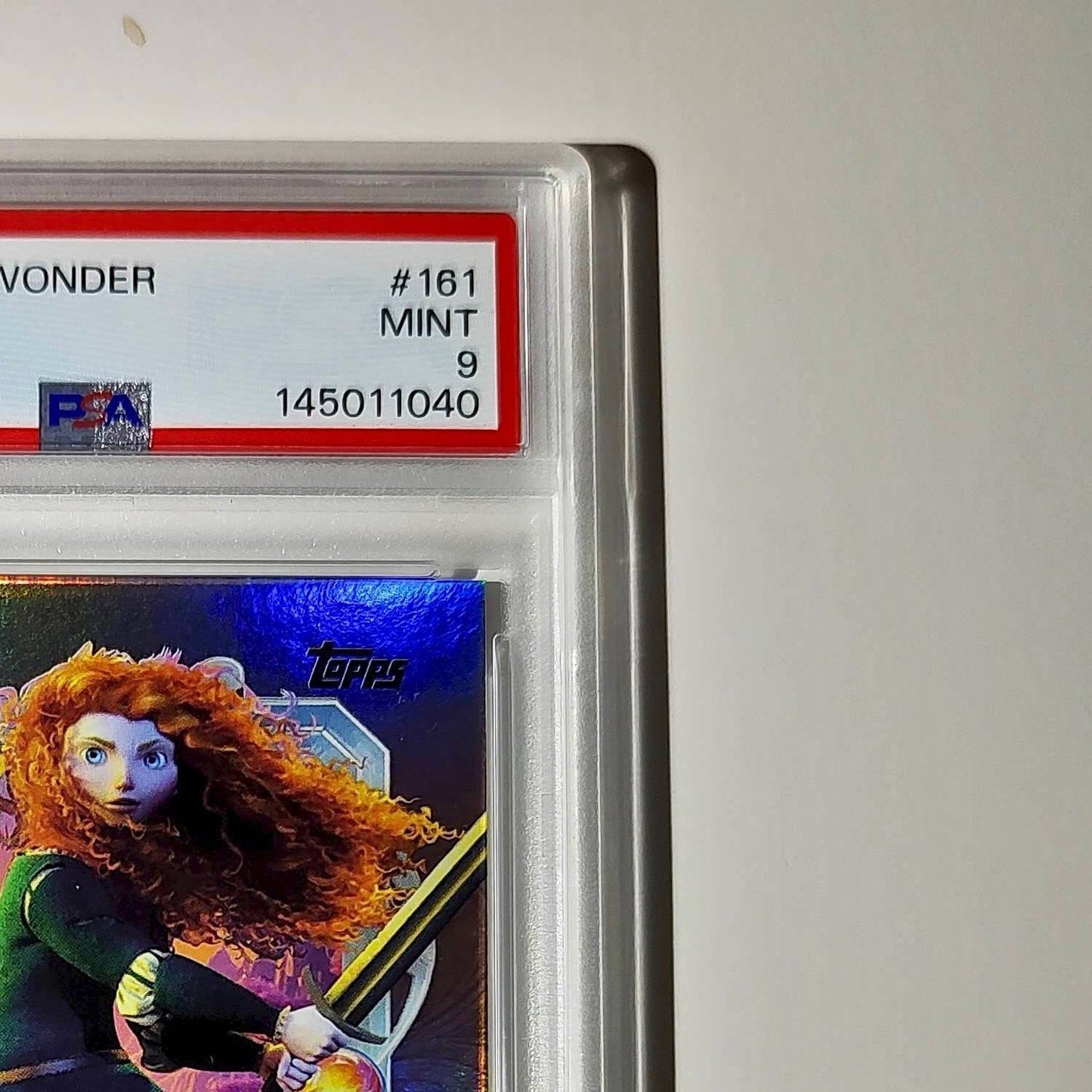 Merida 2025 Topps Disney Cartoon Princess #161 Card Brave PSA 9