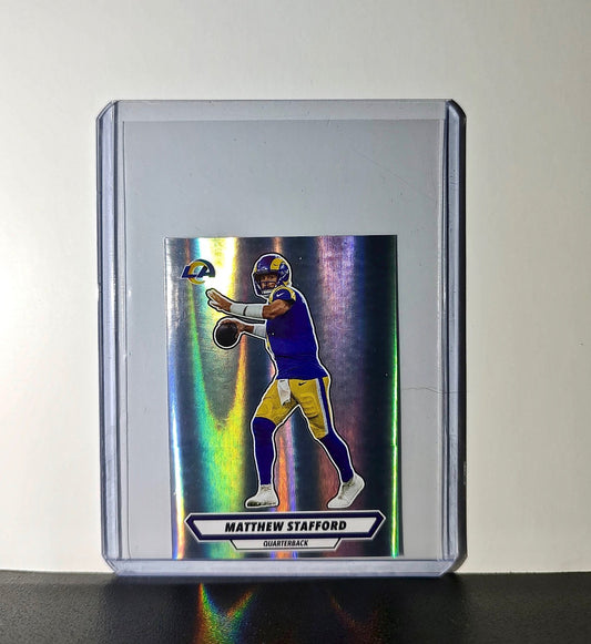 Matthew Stafford 2025 Panini NFL #517 Foil Sticker Rams