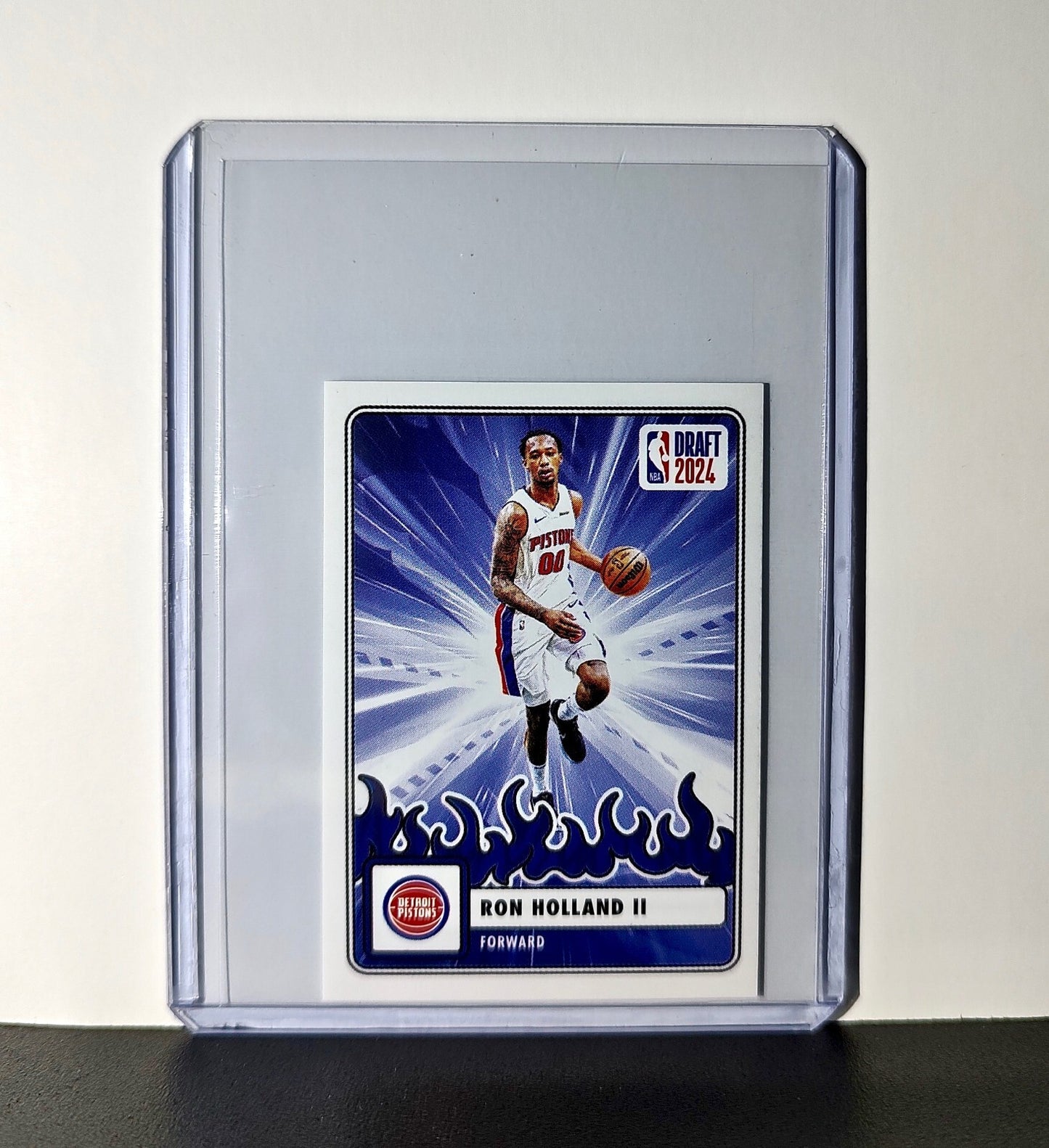 Ron Holland II Rookie Draft 2024-25 Panini NBA #83 Sticker Card Detroit Pistons