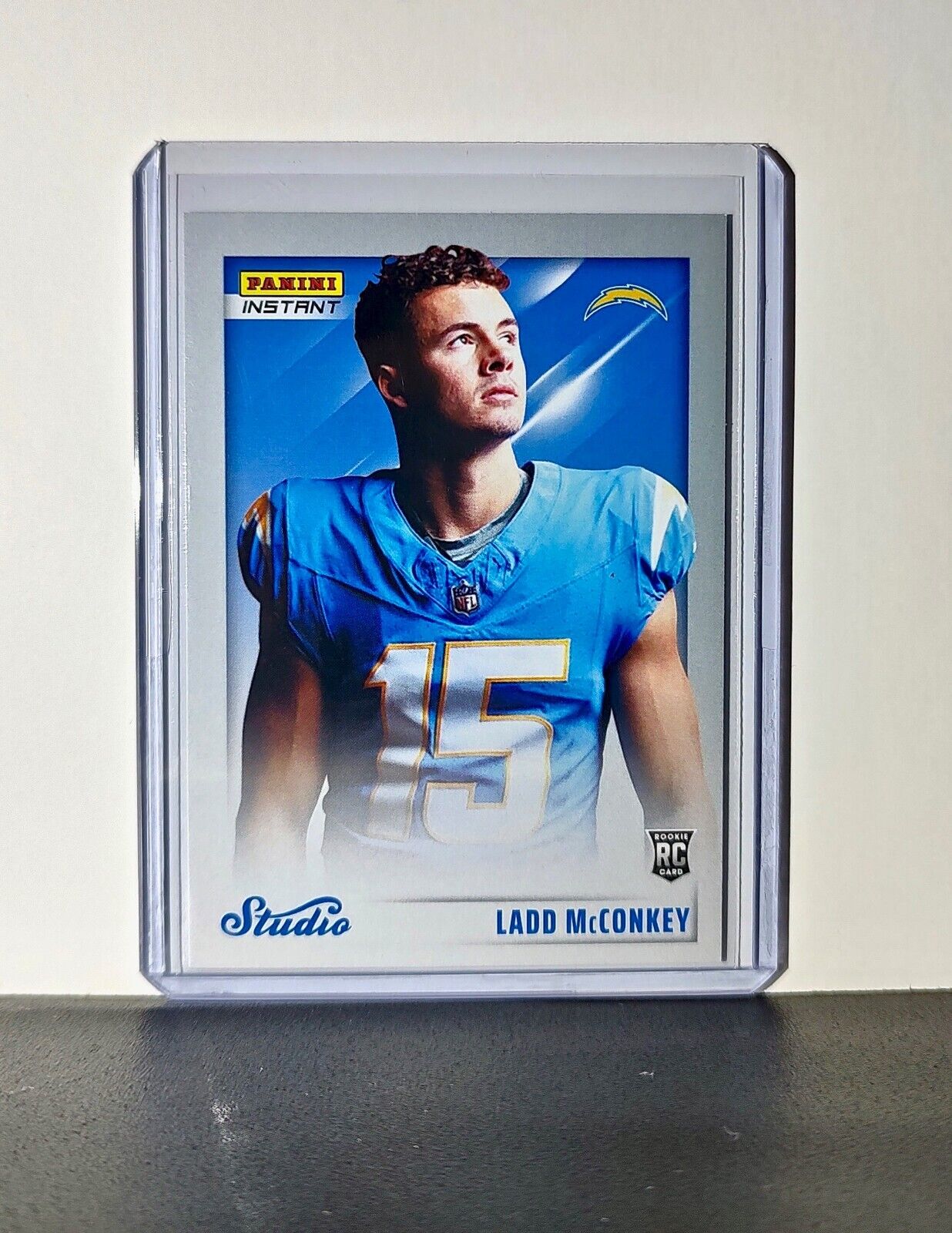 Ladd McConkey 2024 Panini NFL #18 Studio Rookies Card LA Chargers 1/1672