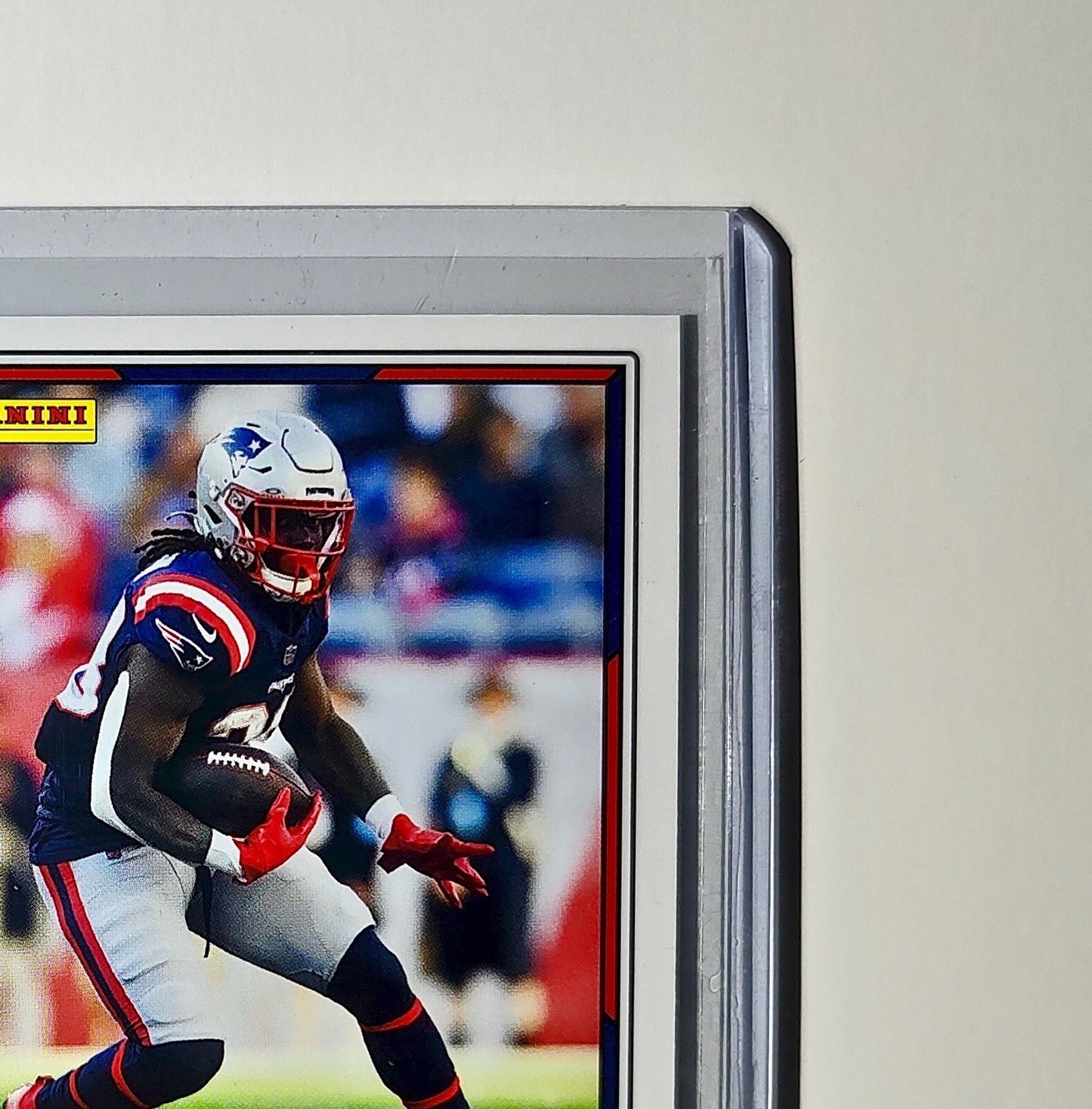 Rhamondre Stevenson 2025 Panini NFL #37 Sticker Card New England Patriots