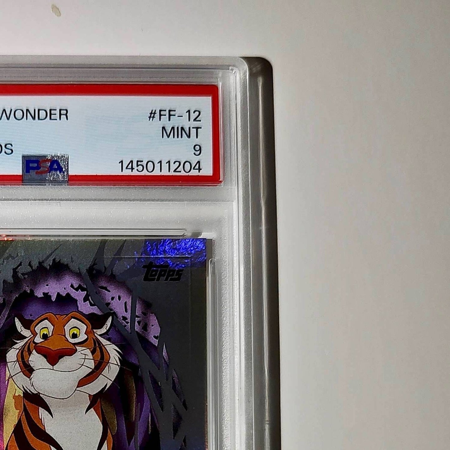 Rajah 2025 Topps Disney #FF-12 Furry Friends Card Aladdin PSA 9 MT
