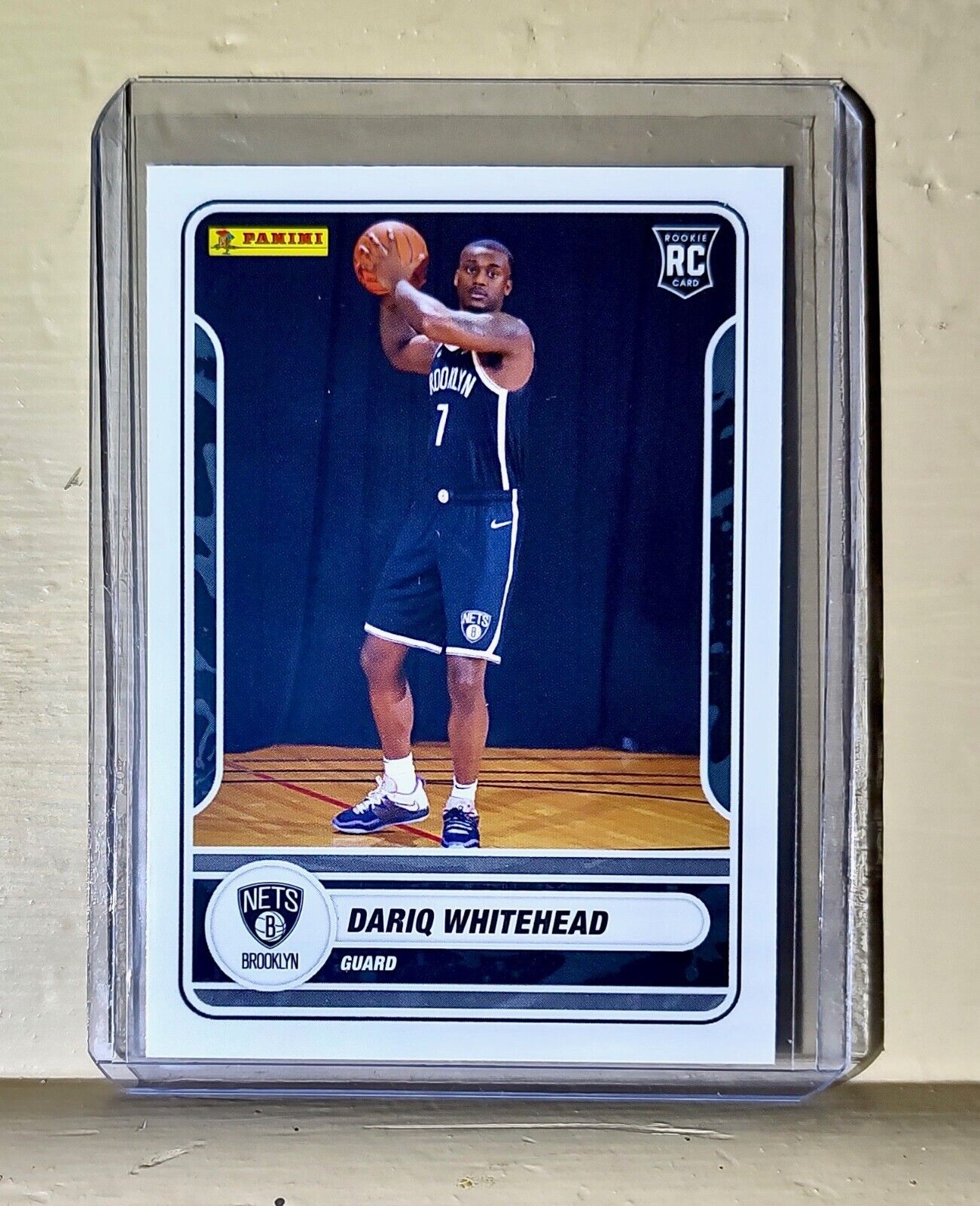 Dariq Whitehead 2023-24 Panini NBA Basketball #90 Rookie Card Brooklyn Nets