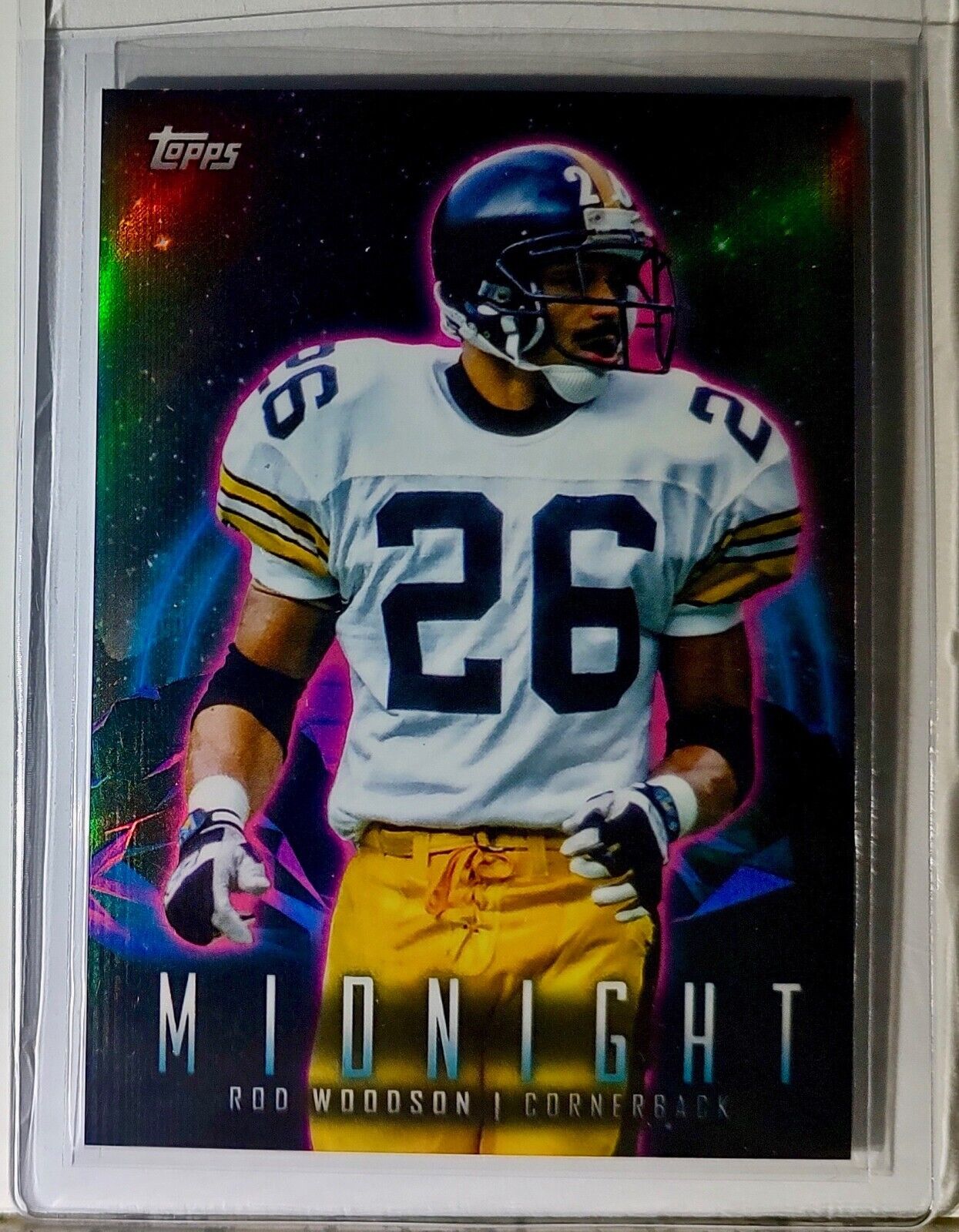 Rod Woodson 2023 Topps Midnight NFL #340 Football Card Pittsburgh Steelers