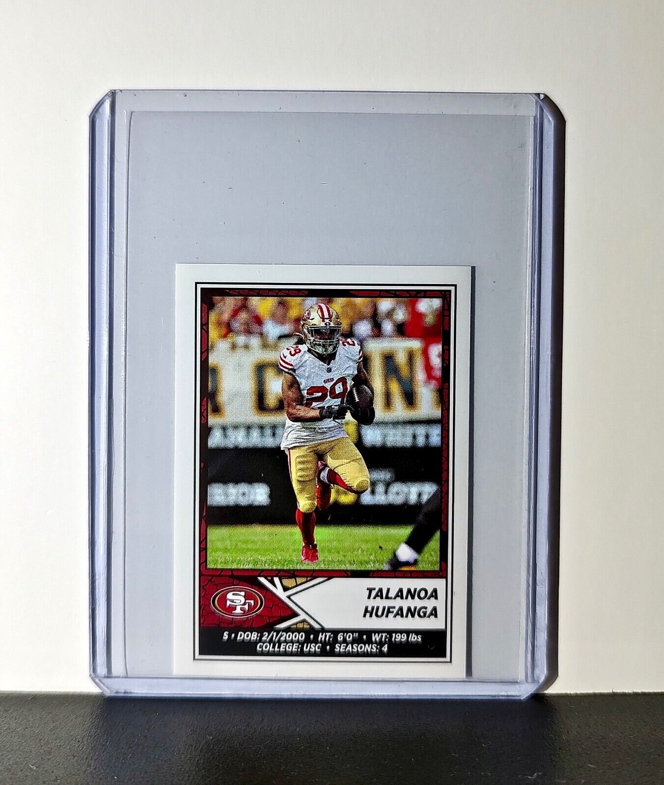 Talanoa Hufanga 2024 Panini NFL Sticker #535 San Francisco 49ers