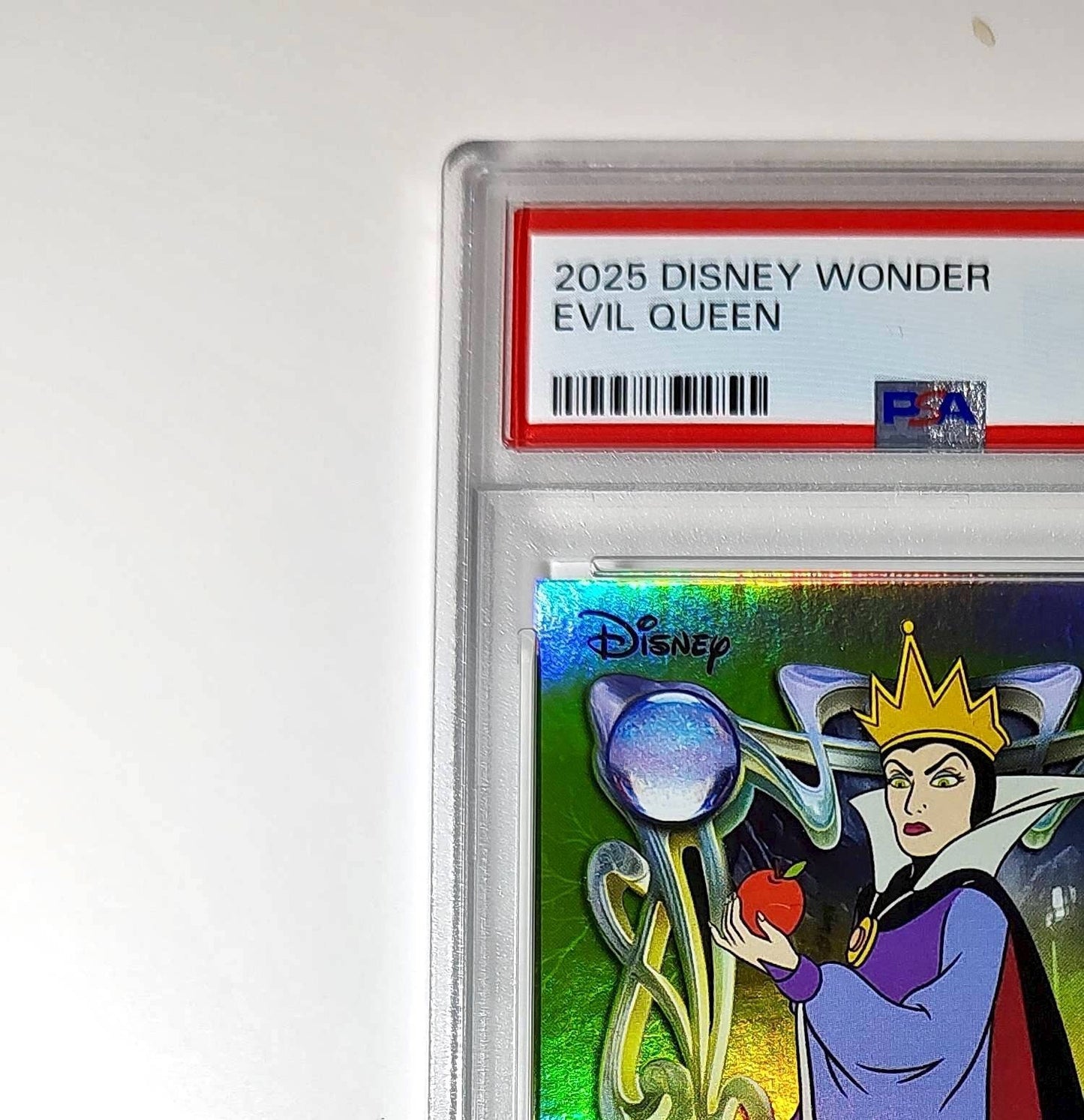 Evil Queen 2025 Topps Disney #172 Card Snow White and the Seven Dwarfs PSA 9