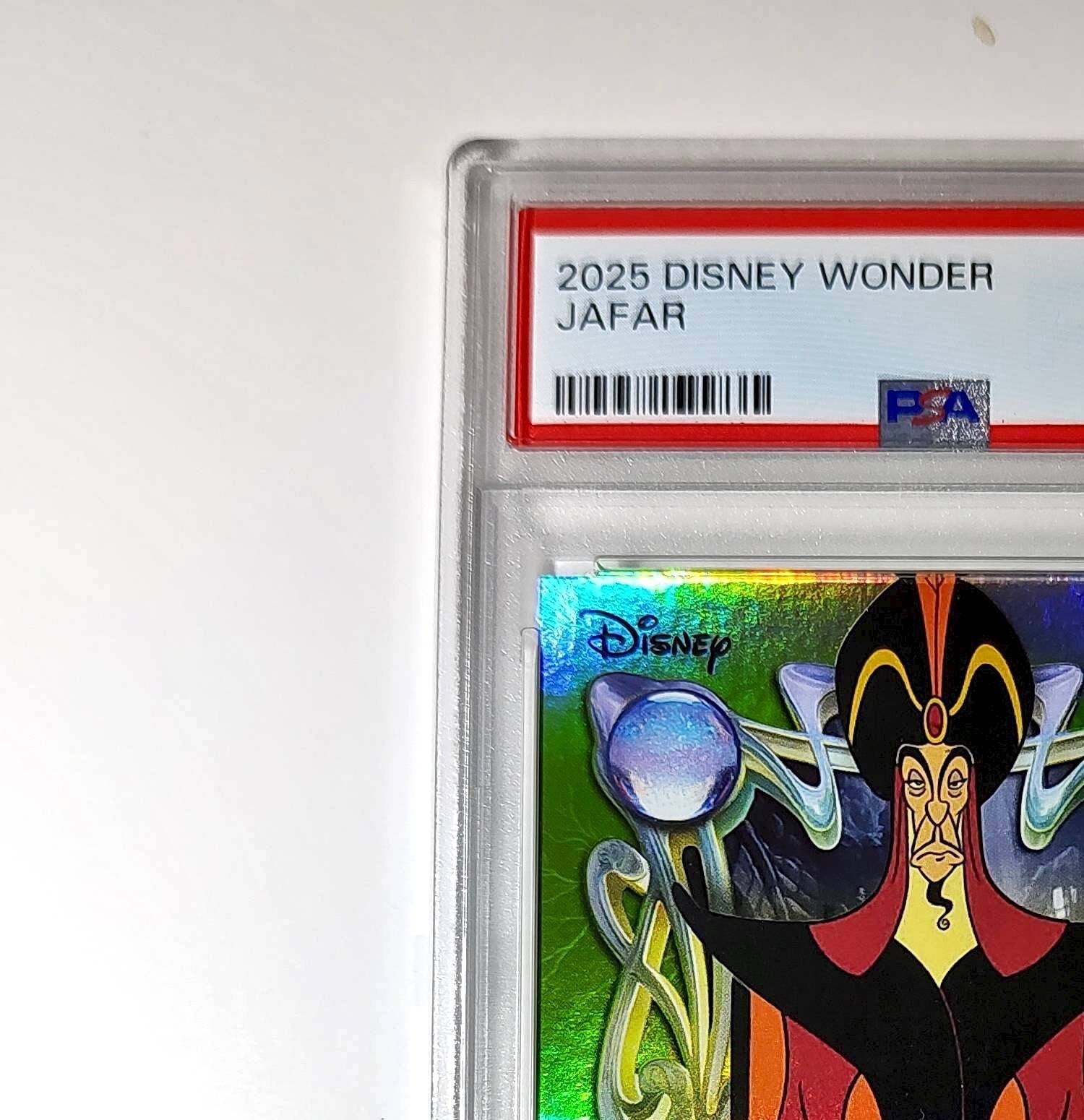 Jafar 2025 Topps Disney Wonder #178 Card Aladdin PSA 10