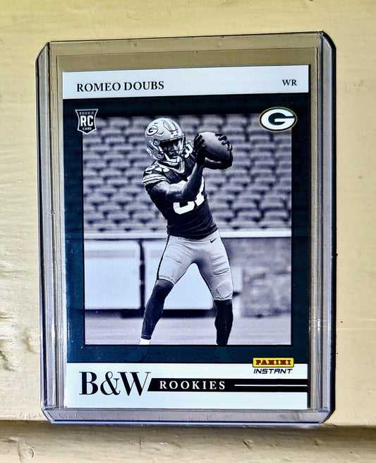 Romeo Doubs 2022 Panini NFL Black & White Rookies #38 Football Card 1 of 649