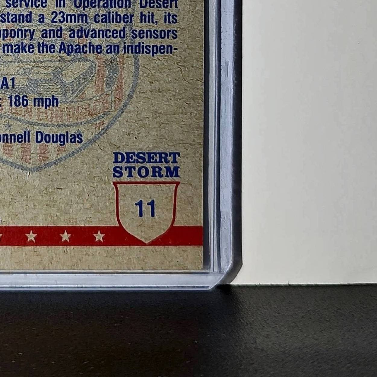 AH-64 Apache 1991 Topps Desert Storm #11 Card