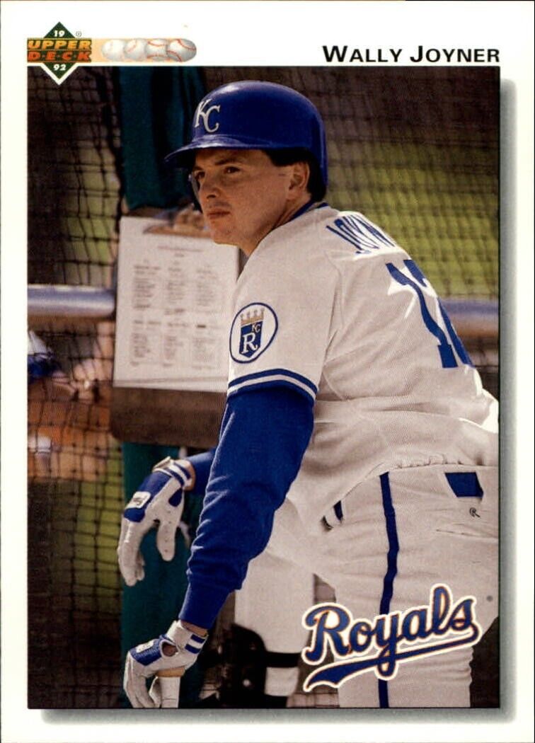 Wally Joyner 1992 Upper Deck MLB #744 Baseball Card Kansas City Royals