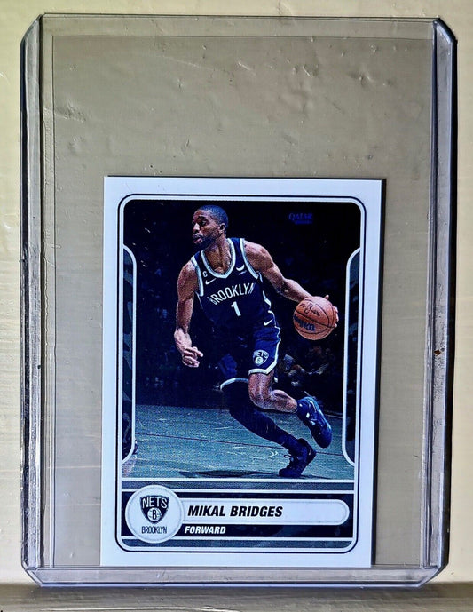 2023-24 Mikal Bridges Panini NBA Basketball #129 Sticker Brooklyn Nets