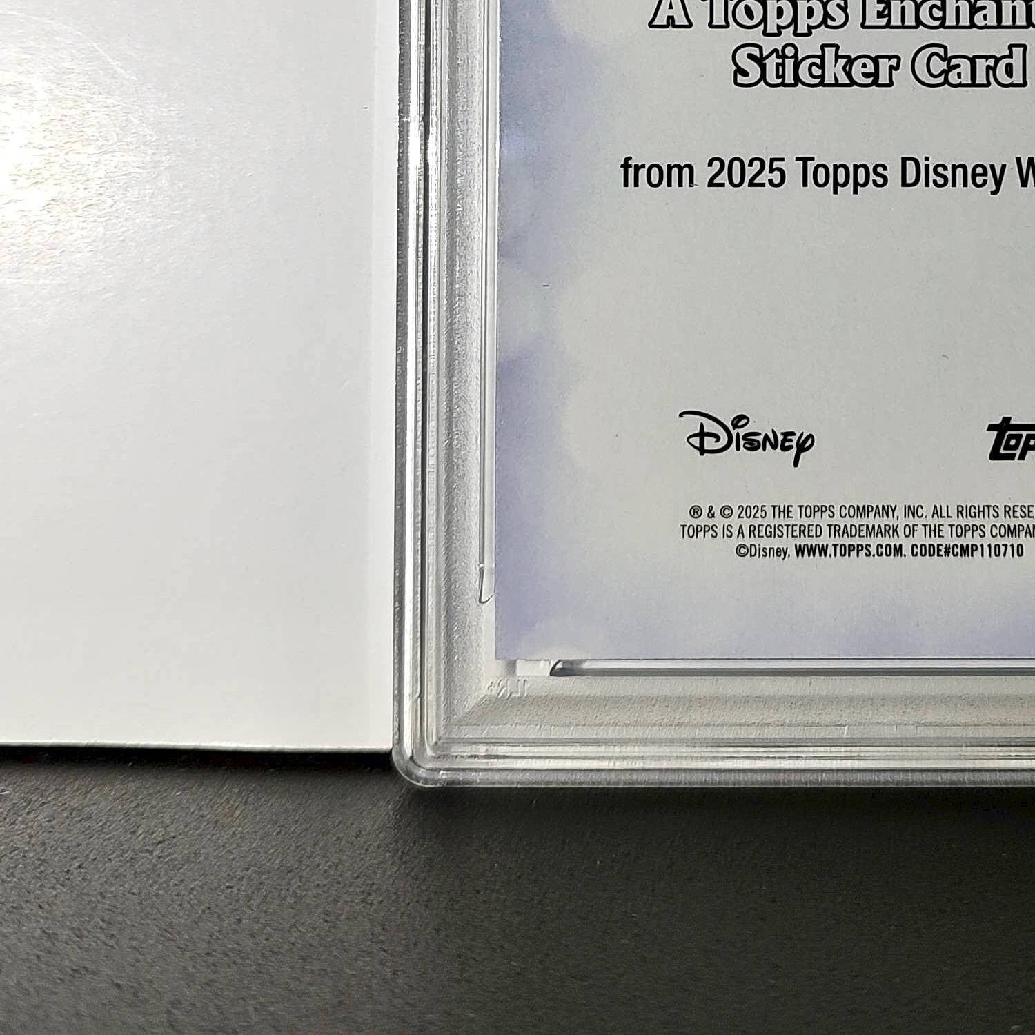 Genie 2025 Topps Disney #ES-14 Enchanted Sticker Card Aladdin PSA 9