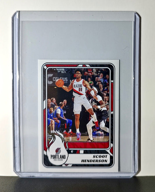 Scoot Henderson 2024-25 Panini NBA #440 Sticker Portland Trail Blazers