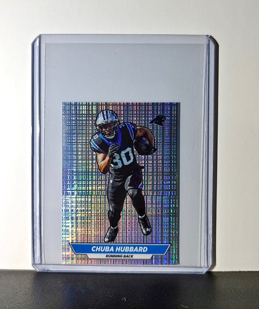 Chuba Hubbard 2024 Panini NFL Sticker #452 Foil Carolina Panthers