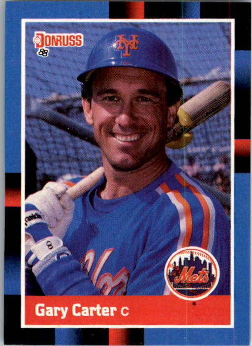 1988 Gary Carter Donruss Baseball Card #199