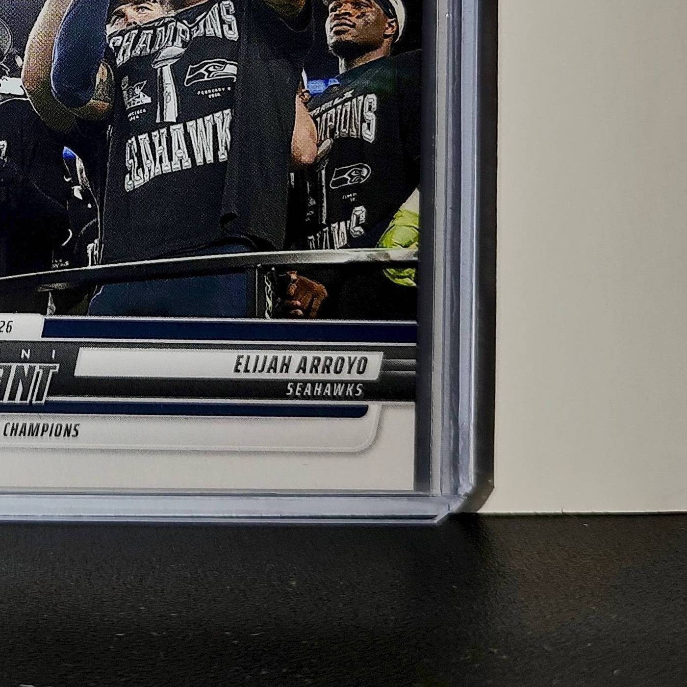 Elijah Arroyo 2026 Panini NFL Super Bowl LIX Champions #31 Card Seattle Seahawks