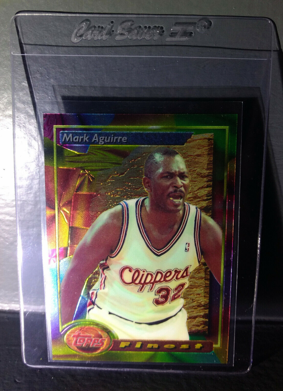 1993-94 Topps Finest Mark Aguirre #40 Basketball Card