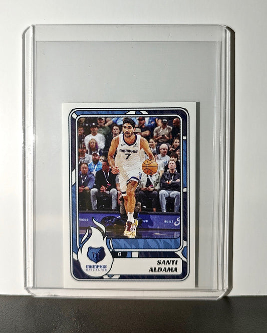 Santi Aldama 2024-25 Panini NBA #376 Sticker Card Memphis Grizzlies