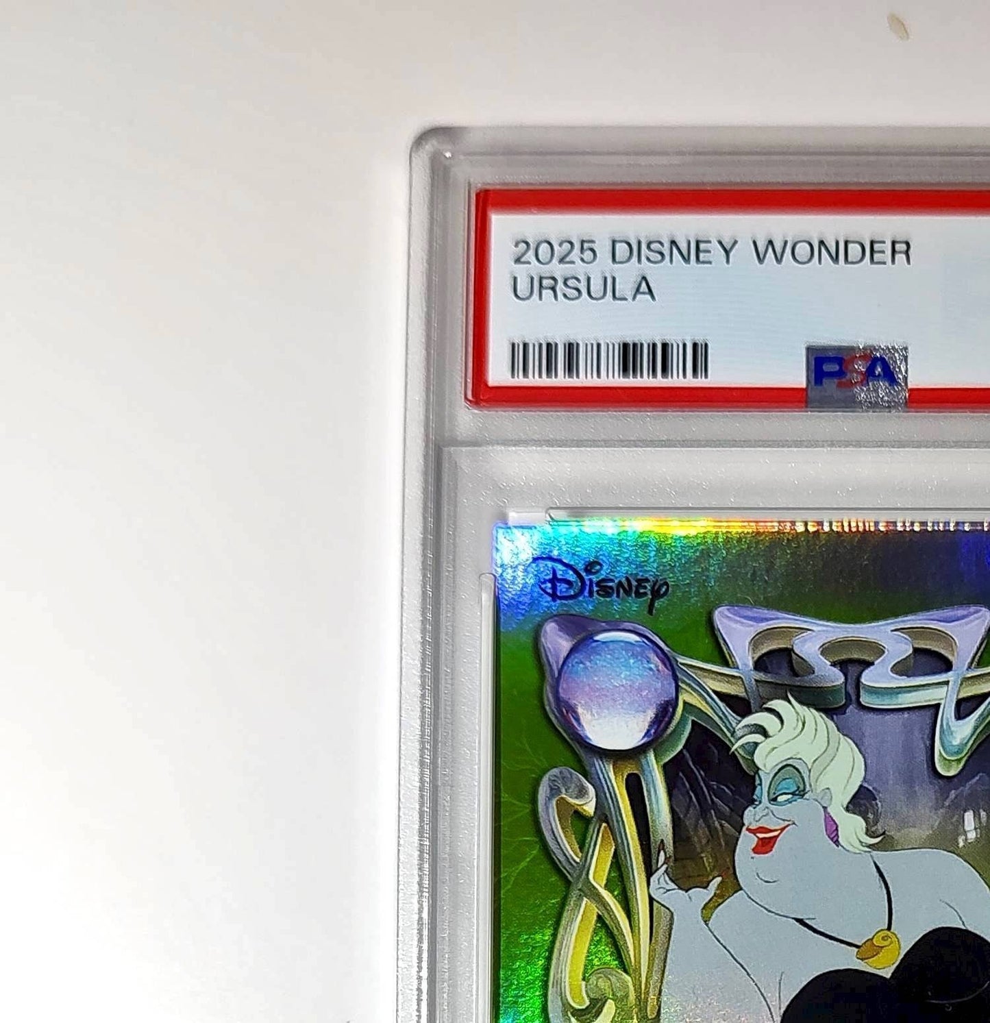 Ursula 2025 Topps Disney Wonder #176 Card The Little Mermaid PSA 7