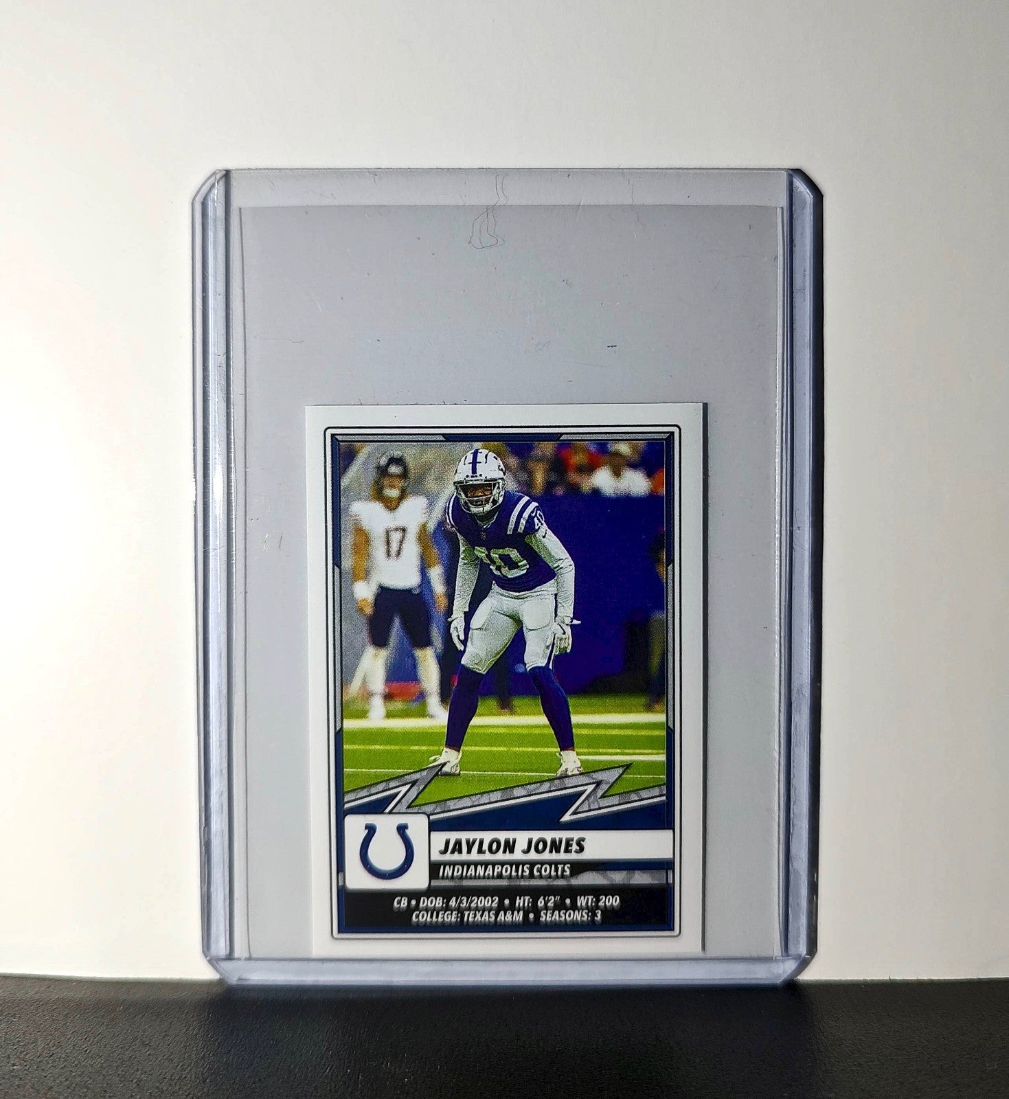 Jaylon Jones 2025 Panini NFL #196 Sticker Indianapolis Colts