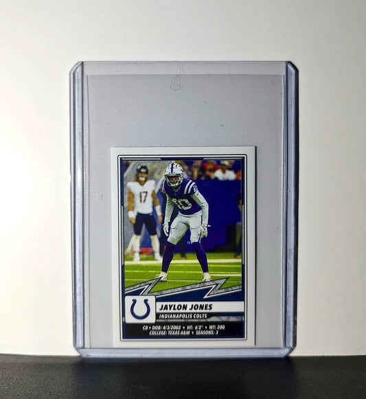 Jaylon Jones 2025 Panini NFL #196 Sticker Indianapolis Colts