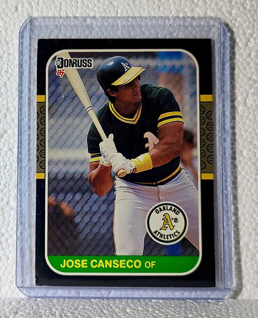 Jose Canseco 1987 Donruss MLB #97 Baseball Card Oakland Athletics