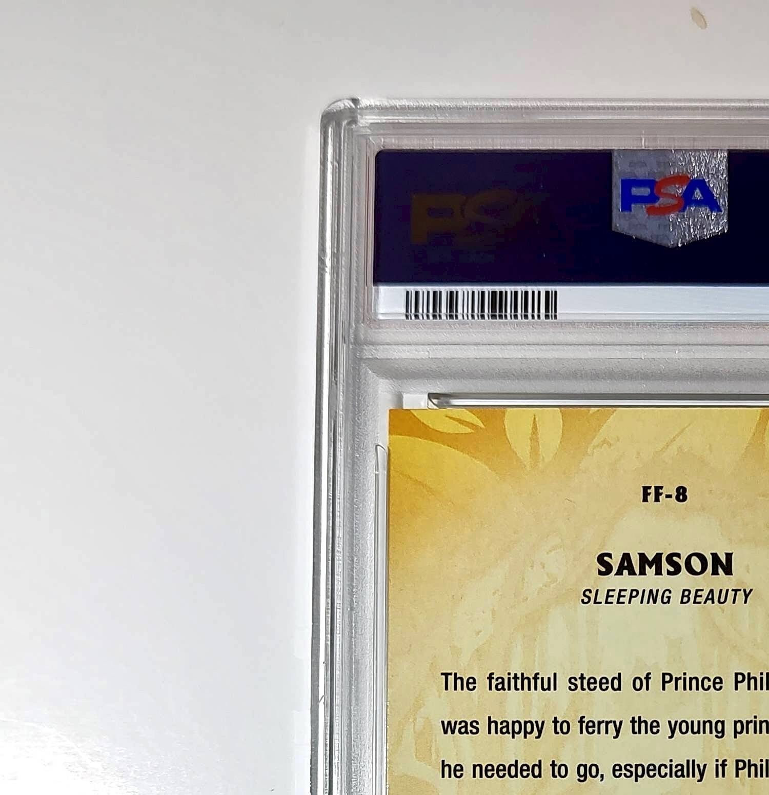 Samson 2025 Topps Disney #FF-8 Furry Friends Card Sleeping Beauty PSA 10