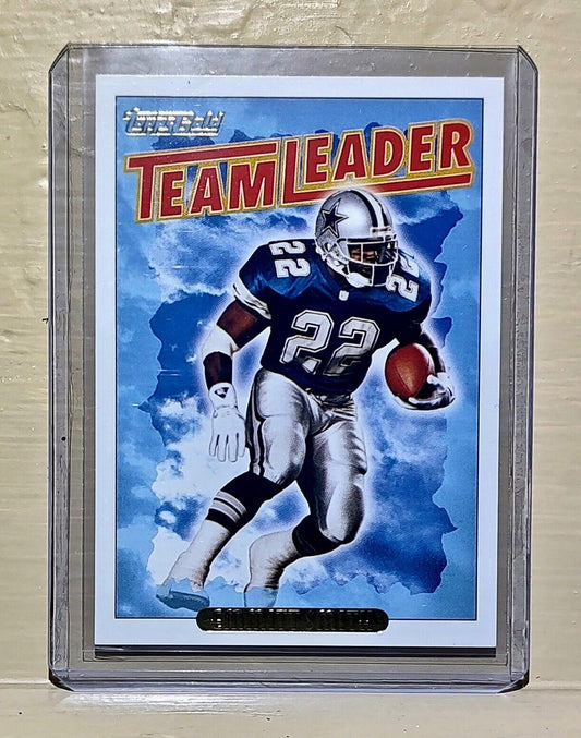 1993 Emmitt Smith Topps Gold Team Leader #173 NFL Trading Card Cowboys