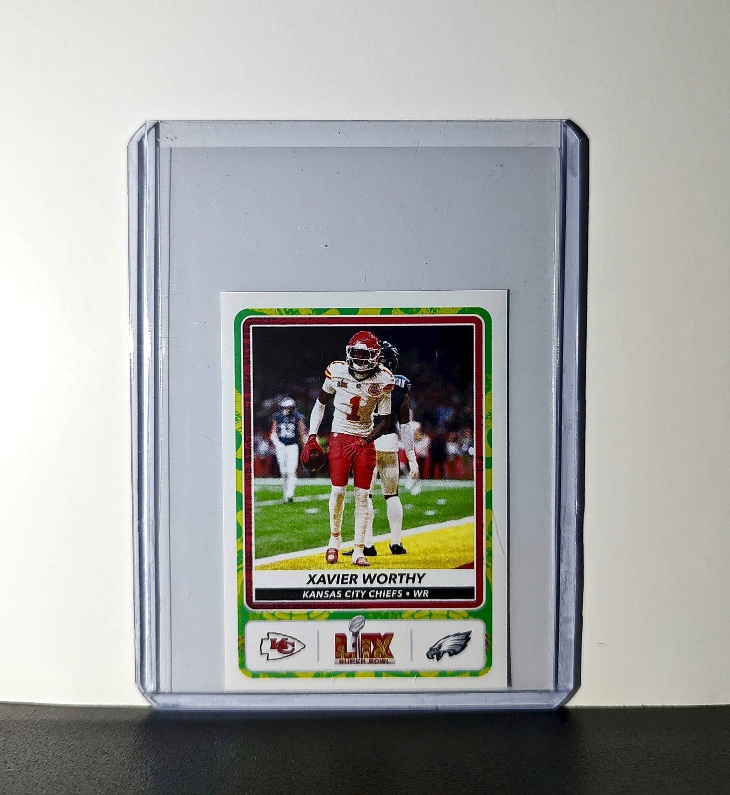 Xavier Worthy 2025 Panini NFL Super Bowl LIV #33 Sticker
