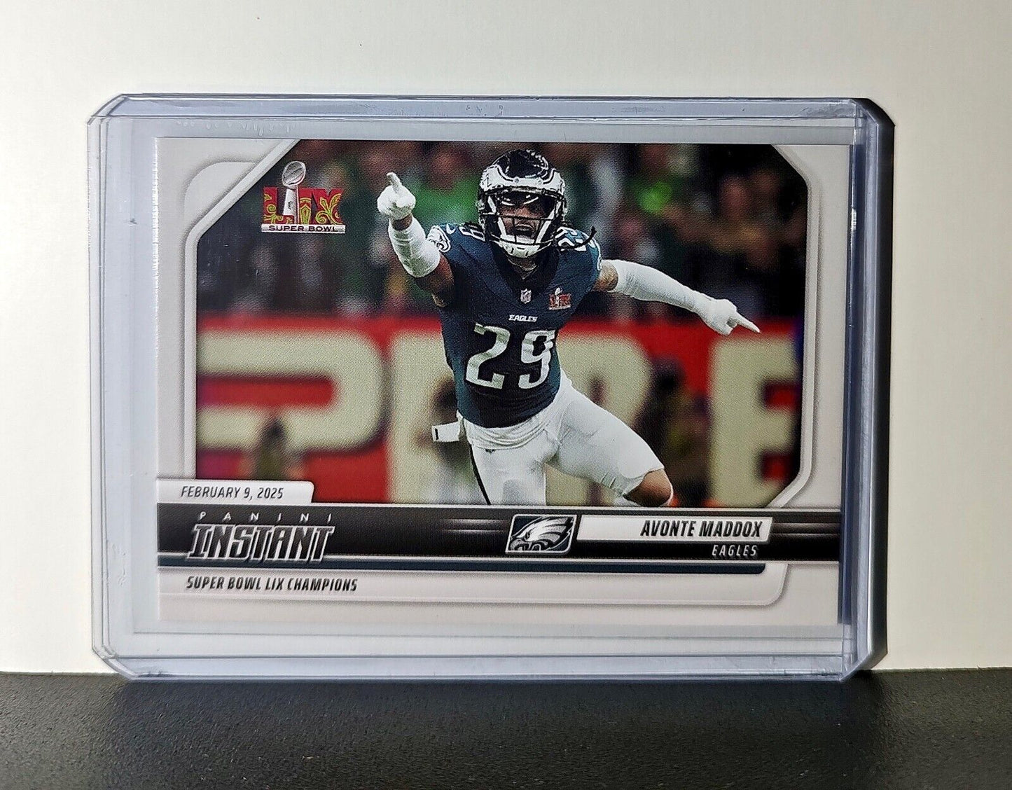 Avonte Maddox 2024 Panini Super Bowl LIX Champions NFL #35 Football Card Eagles