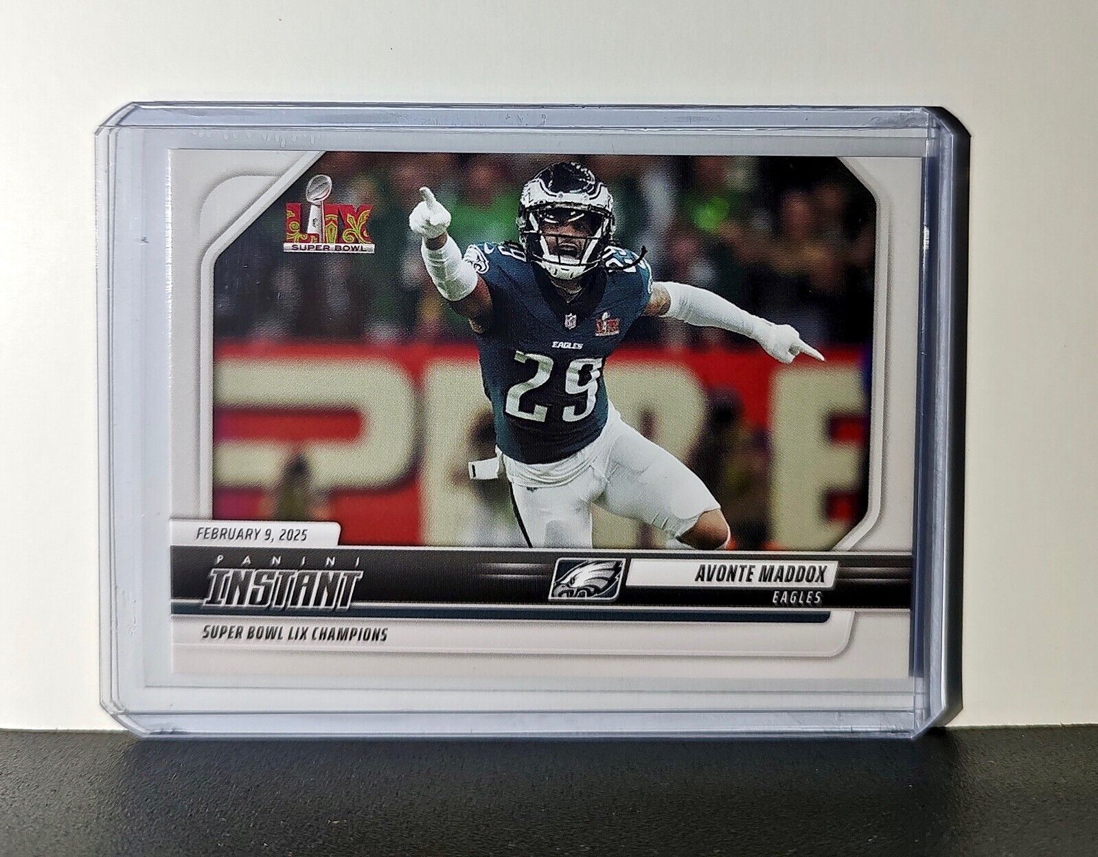 Avonte Maddox 2024 Panini Super Bowl LIX Champions NFL #35 Football Card Eagles