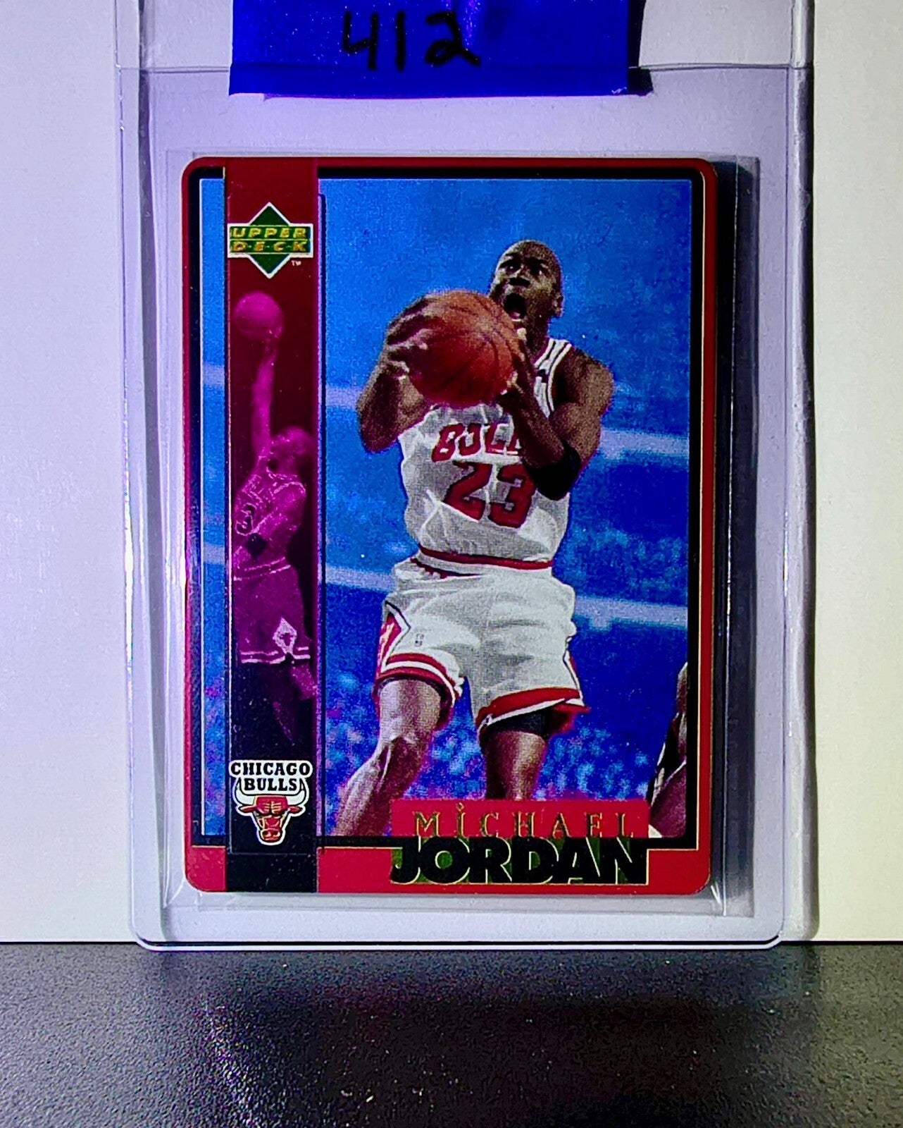 Michael Jordan 1996 Upper Deck All Metal Tin Set #4 Basketball Card Bulls