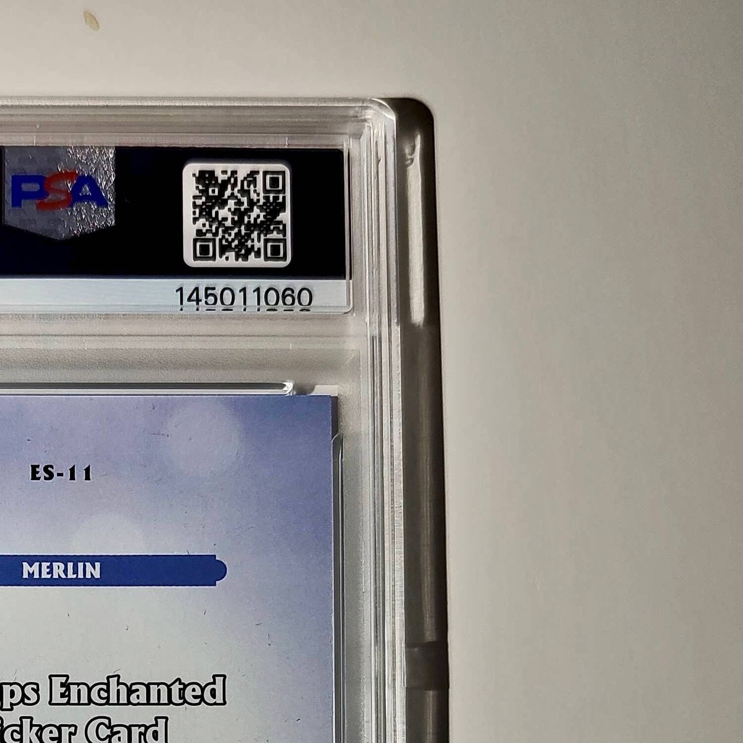 Merlin 2025 Topps Disney #ES-11 Enchanted Sticker Card PSA 8