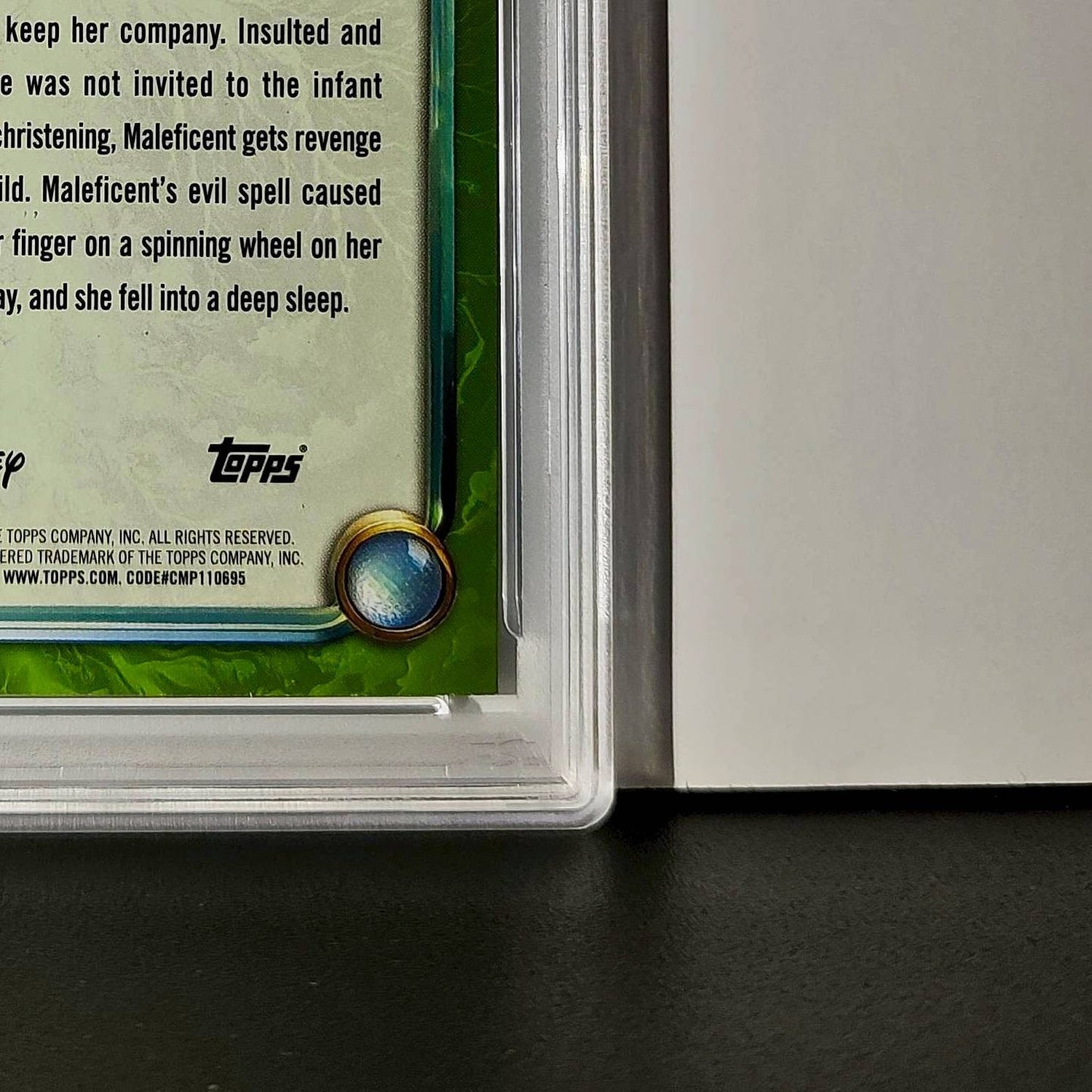 Maleficent 2025 Topps Disney Wonder #175 Card Sleeping Beauty PSA 8 NM-MT