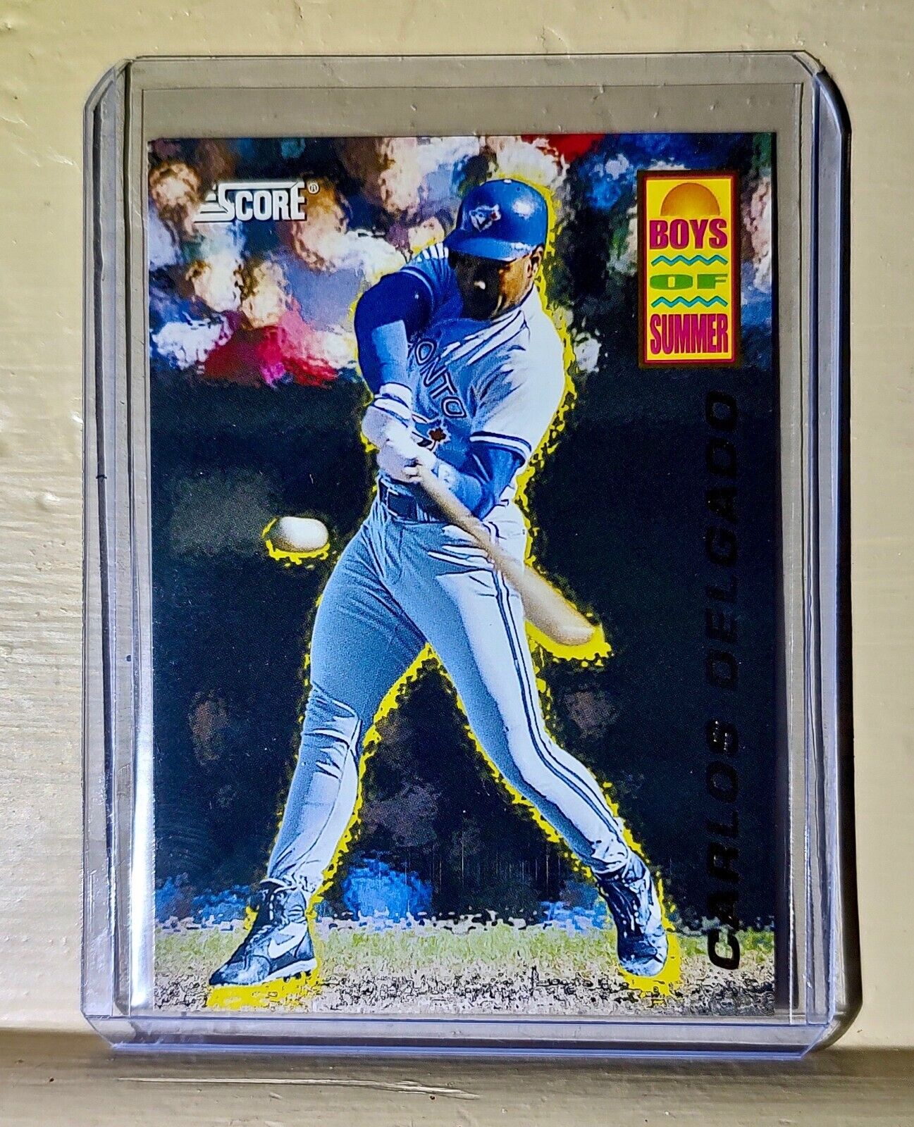Carlos Delgado 1994 Pinnacle #45 Boys of Summer Baseball Card Toronto Blue Jays